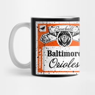 FRONT & BACK print Vintage Baltimore Beer Mug